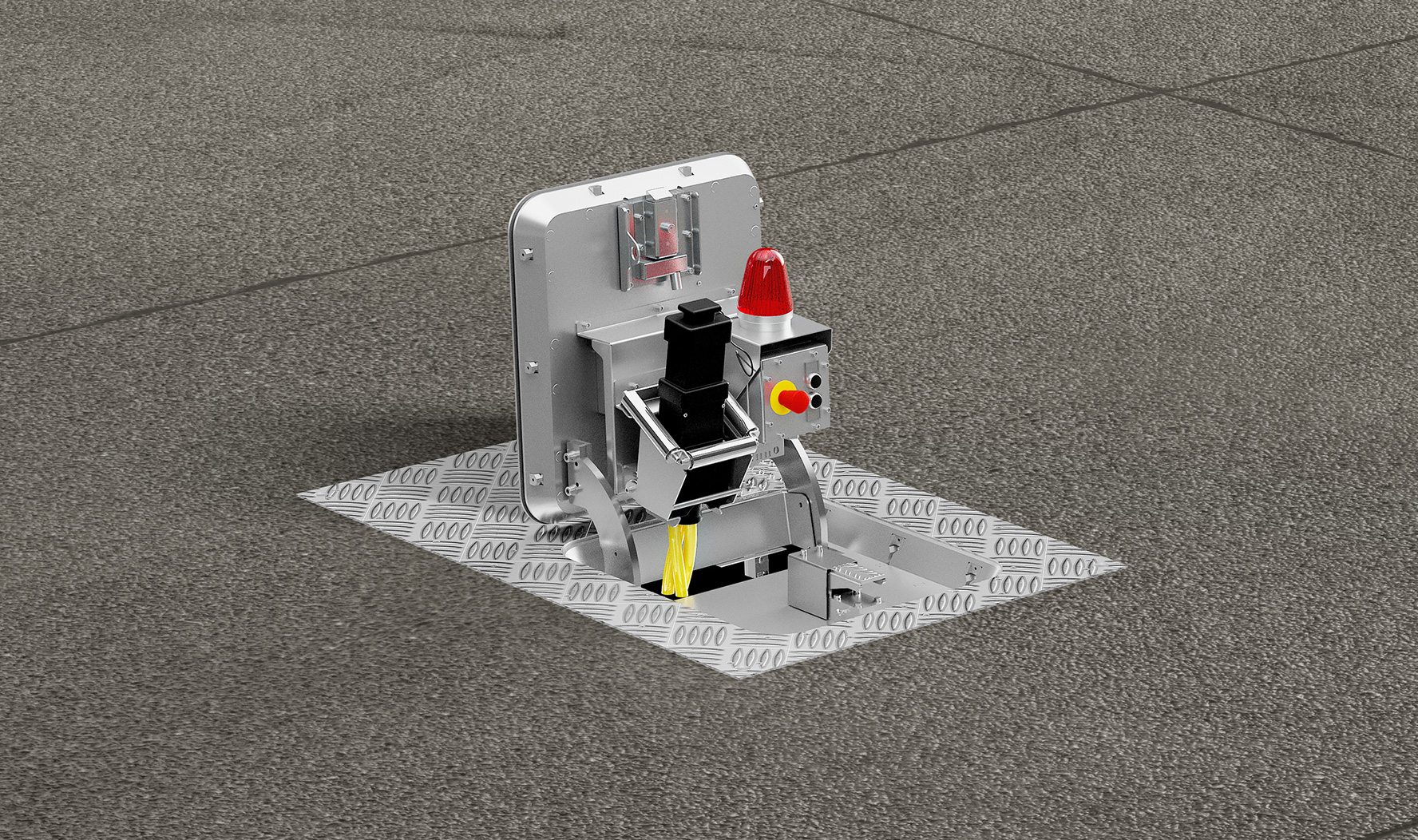 hatch pit, pit systems, airport solutions, airfield solutions, apron, plug storage