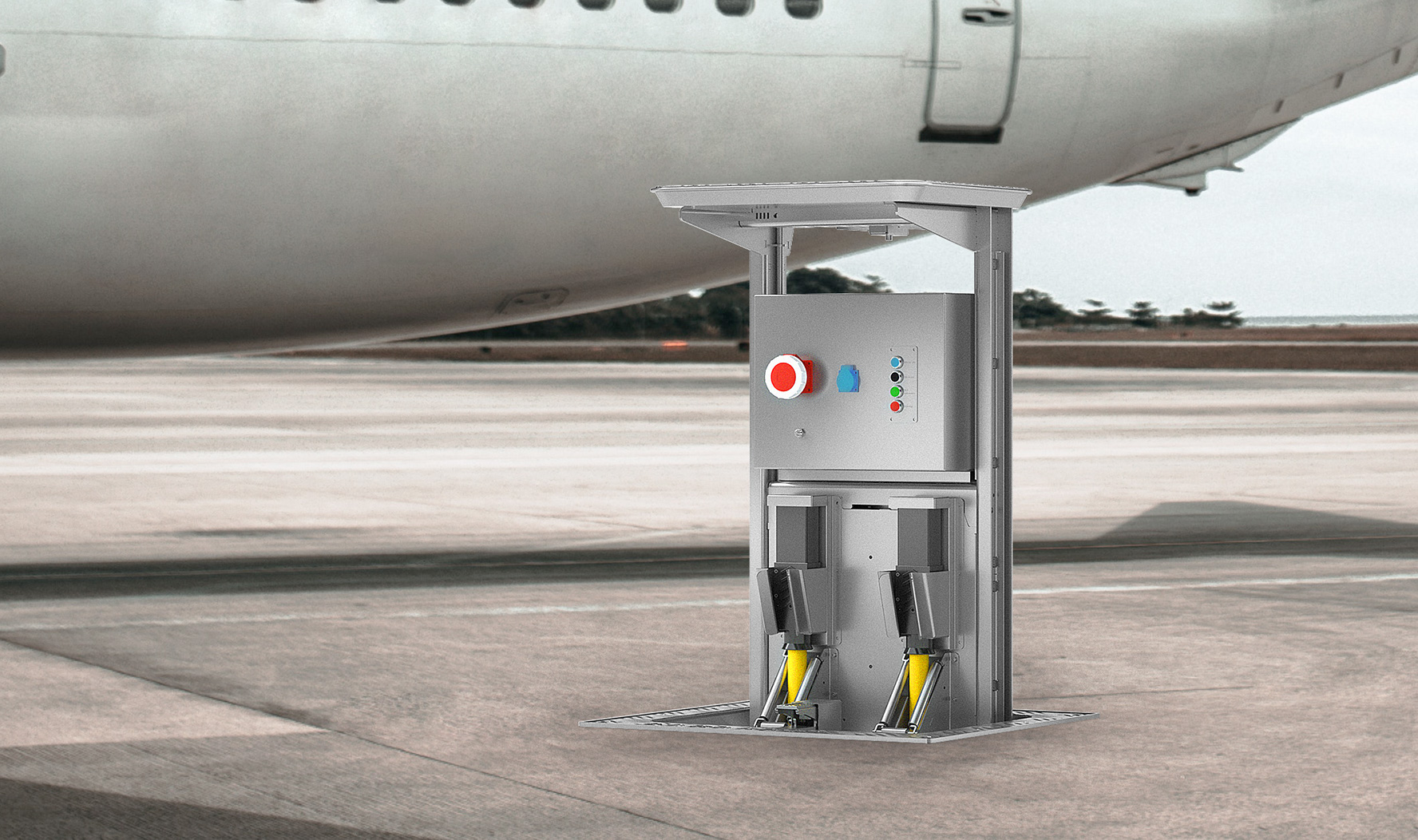 pit system, pop up, pop up pit, 400hz, output cable,